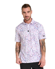 Bad Birdie Polos Bad Birdie - Men's Paint Splatter 3 Polo