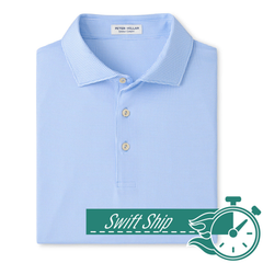 Peter Millar Polos 3-Day Swift Ship: Peter Millar - Men's Collegiate Border Performance Jersey Polo