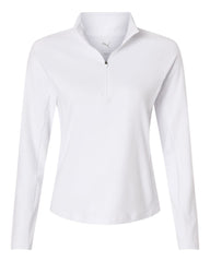 Puma Golf Layering S / White Glow Puma - Women's Pure 2.0 Quarter-Zip