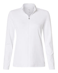 Puma Golf Layering S / White Glow Puma - Women's Icon Full-Zip 2.0