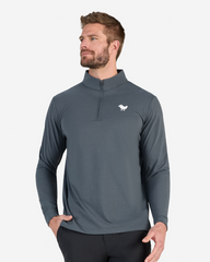 Bad Birdie Layering S / Charcoal Grey Bad Birdie - Men's Velocity 1/4-Zip Pullover
