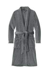 Threadfellows Curated Collection Health & Wellness S/M / Deep Smoke Port Authority - Plush Microfleece Shawl Collar Robe