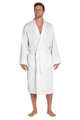 Port Authority - Checkered Terry Shawl Collar Robe