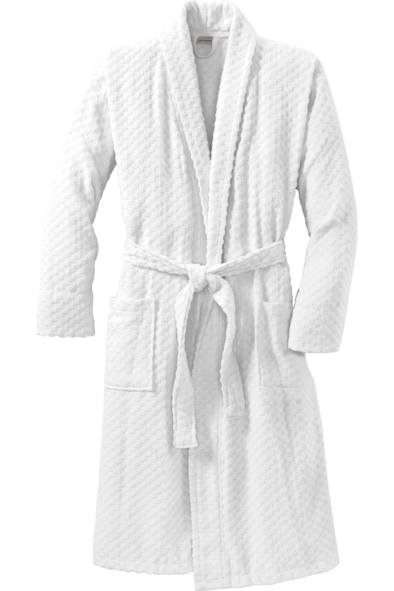 Port Authority - Checkered Terry Shawl Collar Robe