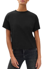 rag & bone T-Shirts XXS / Black rag & bone - Women's Kelly Boxy Jersey Tee