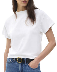rag & bone T-Shirts XXS / White rag & bone - Women's Kelly Boxy Jersey Tee