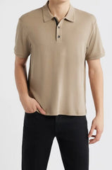rag & bone Polos XS / Wing Grey rag & bone - Men's Slim Polo in Tech Pique