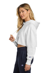 Champion Sweatshirts Champion - Women’s Reverse Weave® Cropped Cut-Off Hooded Sweatshirt