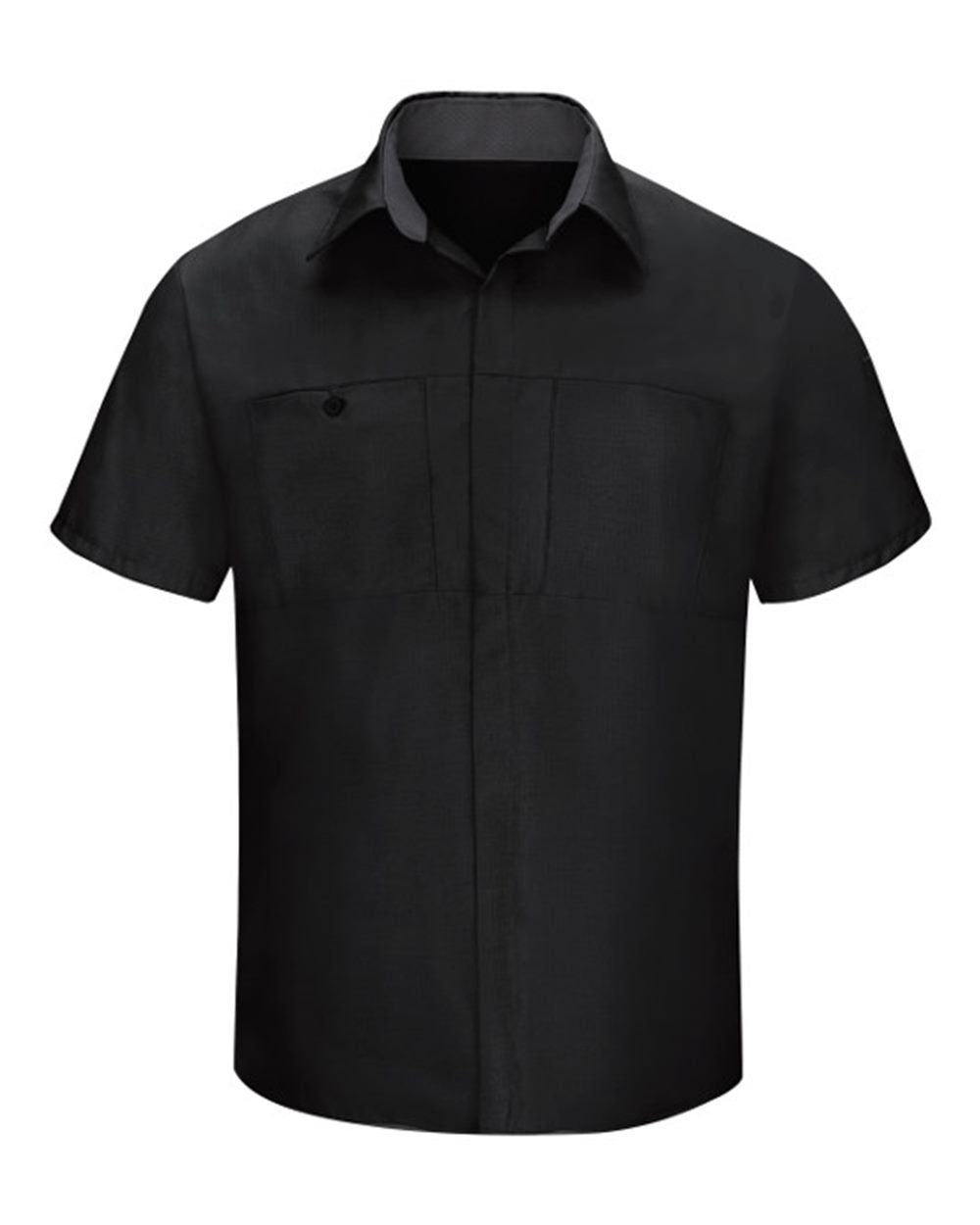 Red Kap Workwear Only S / Black/Charcoal Red Kap - Men's Short Sleeve Performance Plus Shop Shirt w/ Oilblok Technology