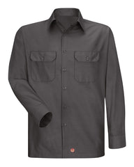 Red Kap Workwear Only S / Charcoal Red Kap - Ripstop Long Sleeve Work Shirt