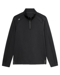 Rhone Layering S / Black Rhone - Men's Rise 1/4-Zip