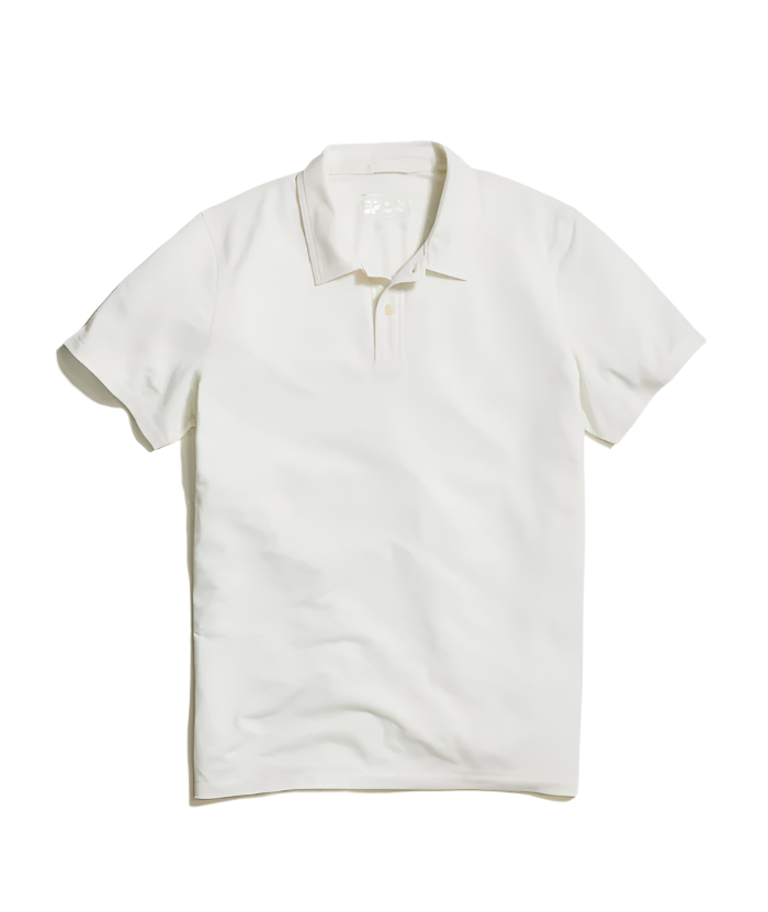 Marine Layer Polos S / White Marine Layer - Men's Air Polo