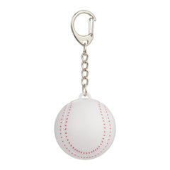 Threadfellows Curated Collection Bags One Size / White w/ Red Trim Baseball SPF15 Lip Moisturizer Keychain