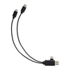 Threadfellows Curated Collection Electronics One Size / Black 5-in-1 Recycled Charging Cable