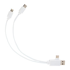 Threadfellows Curated Collection Electronics One Size / White 5-in-1 Recycled Charging Cable