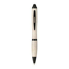 Threadfellows Curated Collection Writing Instruments Wheat Straw Nash Ballpoint Stylus Pen