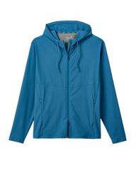 johnnie-O Outerwear S / Barrels Blue johnnie-O - Marshal Featherweight Hooded Jacket