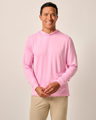 johnnie-O Layering S / Porto Pink johnnie-O - Talon Featherweight Performance T-Shirt Hoodie