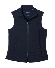 johnnie-O Outerwear XS / Navy johnnie-O - Women's Victoria Mixed Media Vest