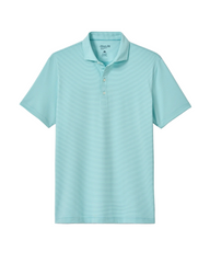 Johnnie-O Polos S / Tropical Celeste Johnnie-O - Birdie PREP-FORMANCE Jersey Polo (Lyndon Stripe)