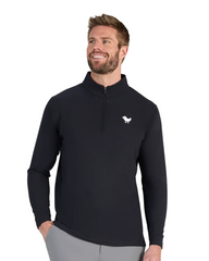 Bad Birdie Layering S / Black Bad Birdie - Men's Velocity 1/4-Zip Pullover