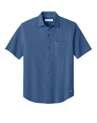 Tommy Bahama Woven Shirts S / Classic Blue Tommy Bahama - Men's Sandy Point Short Sleeve Shirt