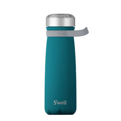 S'well Drinkware One Size / Peacock Blue S'well - Traveler Insulated Bottle 24oz