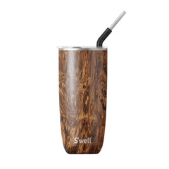 S'well Drinkware One Size / Teakwood S'well - Tumbler w/Straw 24oz
