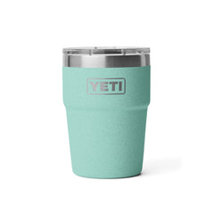 YETI Drinkware 16oz / Sea Stone YETI - Rambler 16oz Stackable Cup w/ Magslider Lid