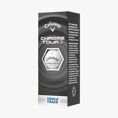 Callaway Golf Balls Dozen / White Callaway - Custom Chrome Tour X Triple Track White Box Dozen