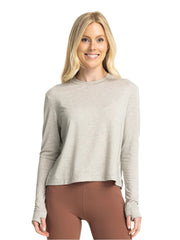 Free Fly T-Shirts XS / Heather Sandstone Free Fly - Women's Elevate Long Sleeve
