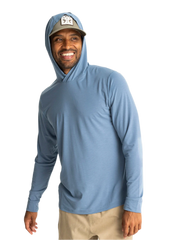 Free Fly T-shirts S / Bluestone Free Fly - Men's Elevate Lightweight Hoodie