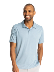 Free Fly Polos S / Blue Fog Free Fly - Men's Elevate Polo