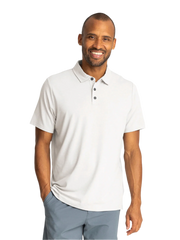 Free Fly Polos S / Bright White Free Fly - Men's Bamboo Flex Polo II