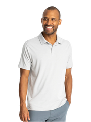 Free Fly Polos S / Aspen Grey Free Fly - Men's Elevate Polo