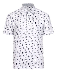 Swannies Golf Polos S / White Swannies Golf - Men's Peak Polo