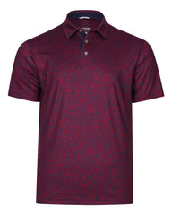 Swannies Golf Polos S / Berry Swannies Golf - Men's Sunset Polo