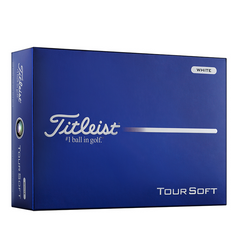 Titleist Golf Balls One Dozen / White Titleist - Custom Tour Soft White Box Dozen