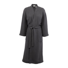 Threadfellows Curated Collection Health & Wellness S/M / Grey Storm Wellable - Cotton Robe