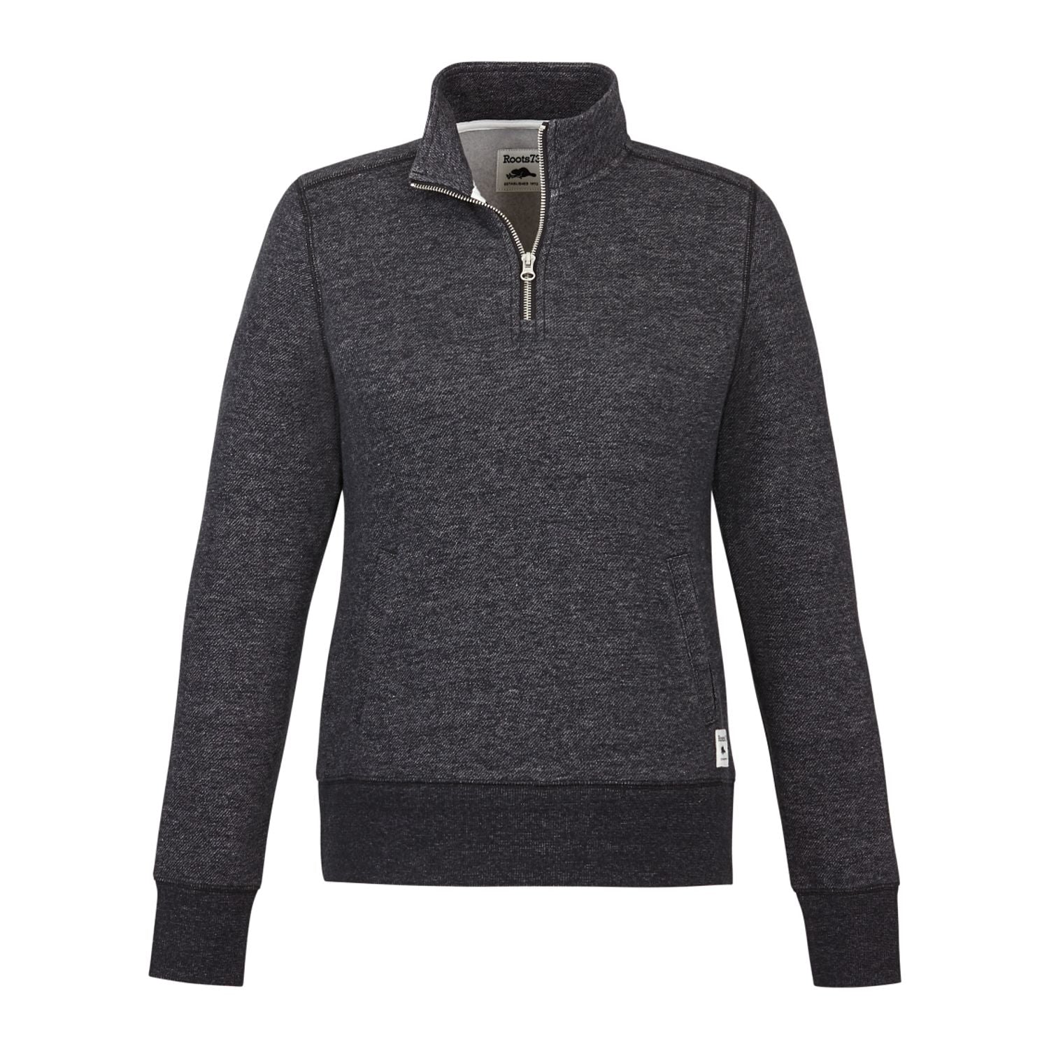 Roots Layering XS / Black Mix Roots73 - Women's PADDLECREEK Quarter-Zip Pullover