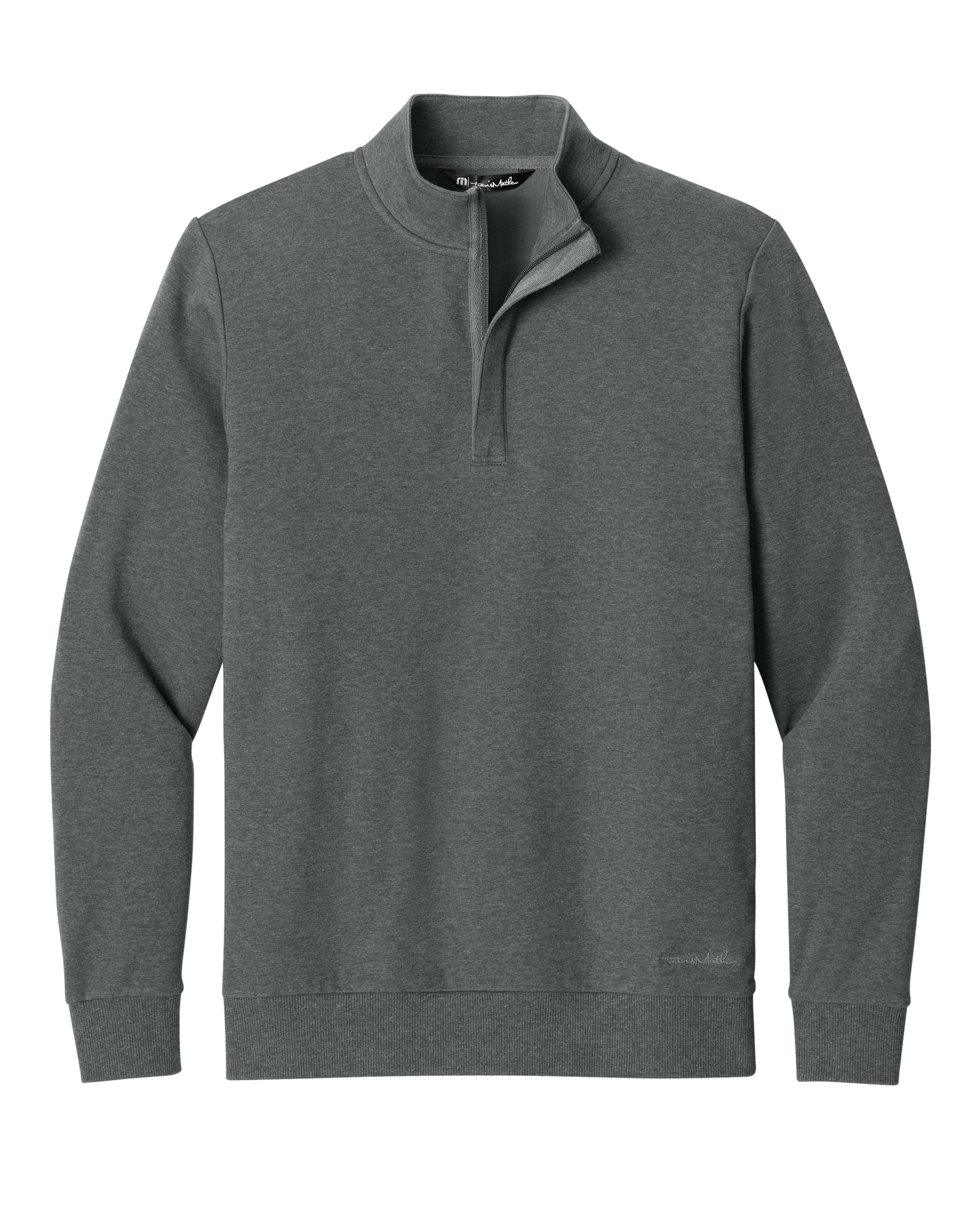 TravisMathew Fleece S / Dark Grey Heather TravisMathew - Men's Ocean Villa 1/4-Zip