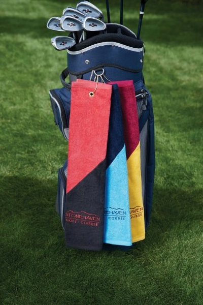 Two-Tone Midweight Golf Towel