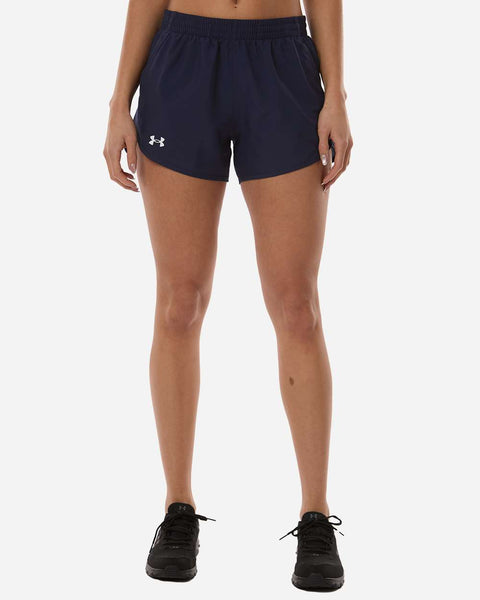 Under Armour Bottoms XS / Midnight Navy/Midnight Navy/White Under Armour - Women's Fly-By Unlined 3" Short