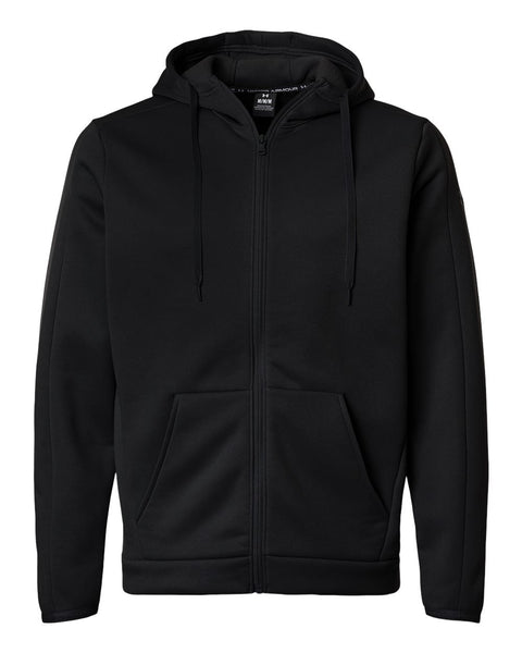 Under Armour Sweatshirts S / Black/White Under Armour - Men's Armour Fleece Pro Hooded Full-Zip