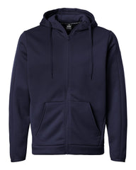 Under Armour Sweatshirts S / Midnight Navy/White Under Armour - Men's Armour Fleece Pro Hooded Full-Zip