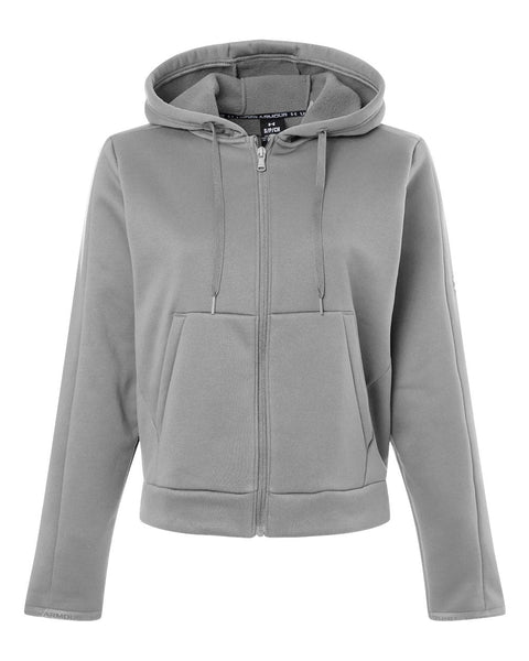 Under Armour Sweatshirts XS / Mod Grey/White Under Armour - Women's Armour Fleece Pro Hooded Full-Zip