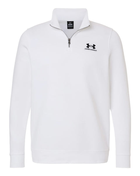 Under Armour Layering S / White/Black Under Armour - Men's Icon Fleece Quarter-Zip Pullover