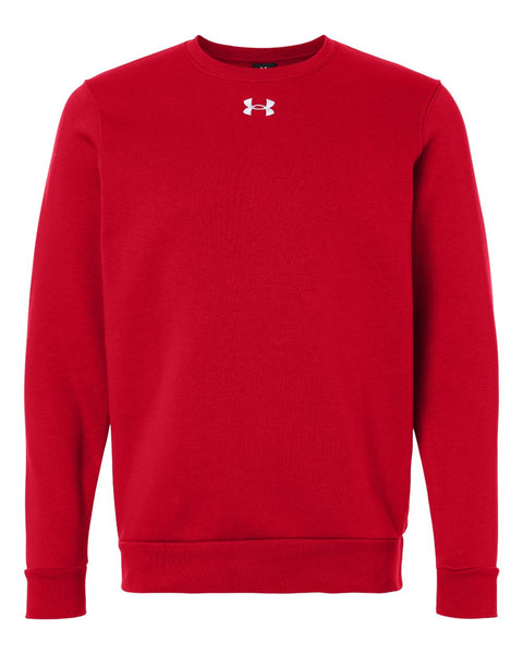 Under Armour Sweatshirts S / Red/White Under Armour - Men's Team Icon Fleece Crew