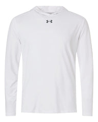 Under Armour T-Shirts S / White/Pitch Grey Under Armour - Men's Team Vanish Hooded Long Sleeve T-Shirt