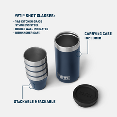 YETI - Shot Glasses w/ Carrying Case